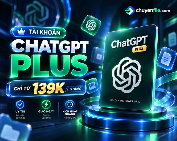 Ưu đãi tài khoản ChatGPT Plus