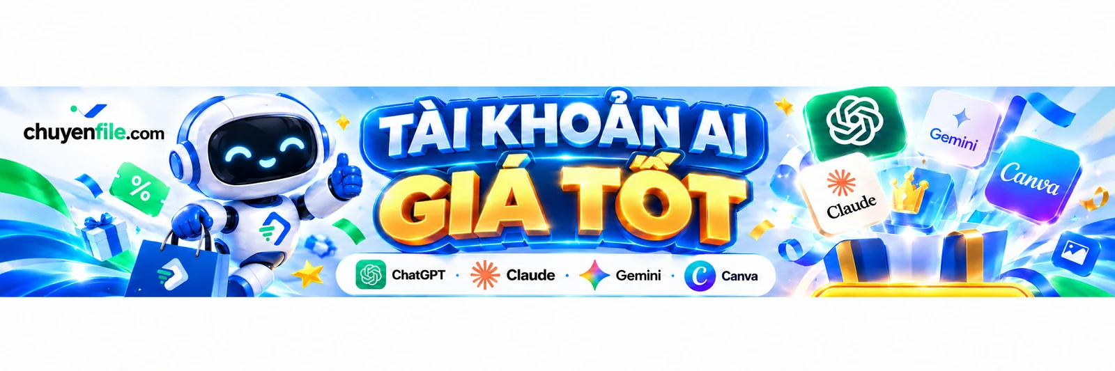 Tài khoản AI giá tốt tại ChuyenFile